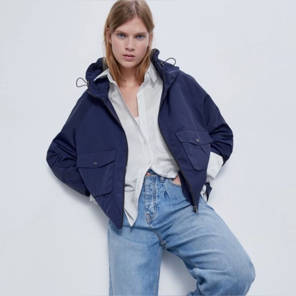 NWOT Zara Water Repellent Jacket
